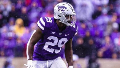 Khalid Duke is an edge rusher in Kansas State's defense. He displays good instincts and awareness as a defender. Hula Bowl scout Brinson Bagley breaks him down as an NFL Prospect in his report.