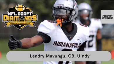 Landry Mavungu the shutdown cornerback from the University of Indy recently sat down with NFL Draft Diamonds