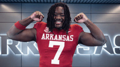 Trajan Jeffcoat the star edge rusher from Arkansas is a player to keep an eye on for the 2024 NFL Draft. Check it out!