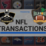 NFL Transactions for Today! We track roster cuts, trades, workouts, and signings here on NFL Draft Diamonds daily. The 2024 Hula Bowl College-All-Star Game presents NFL Transactions.