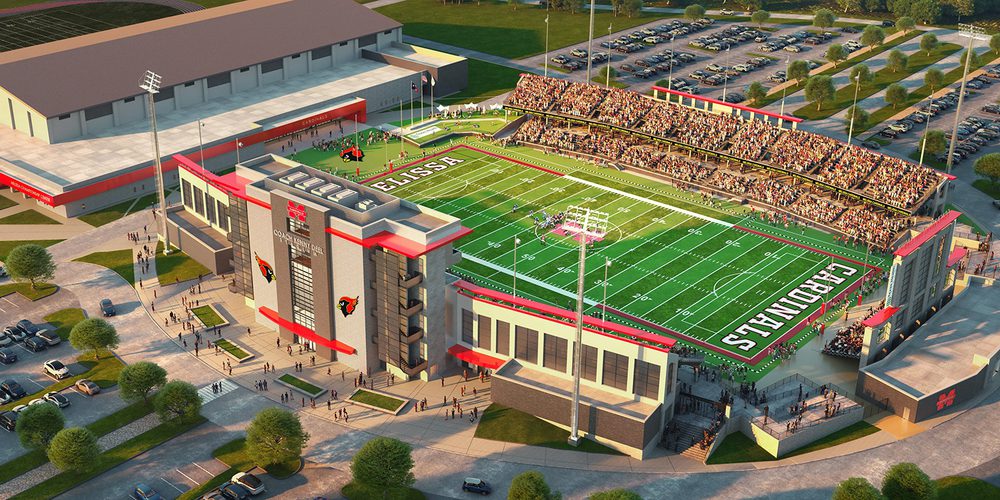 Texas City is building a 35 million dollar High School Football Stadium with only 1300 students