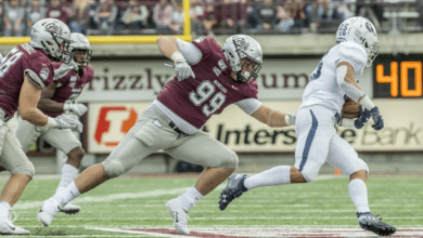 Alex Gubner possesses good quickness and agility as a defensive lineman for the Montana Grizzlies. Senior Hula Bowl scout Mike Bey breaks down Gubner as an NFL Prospect in his report.