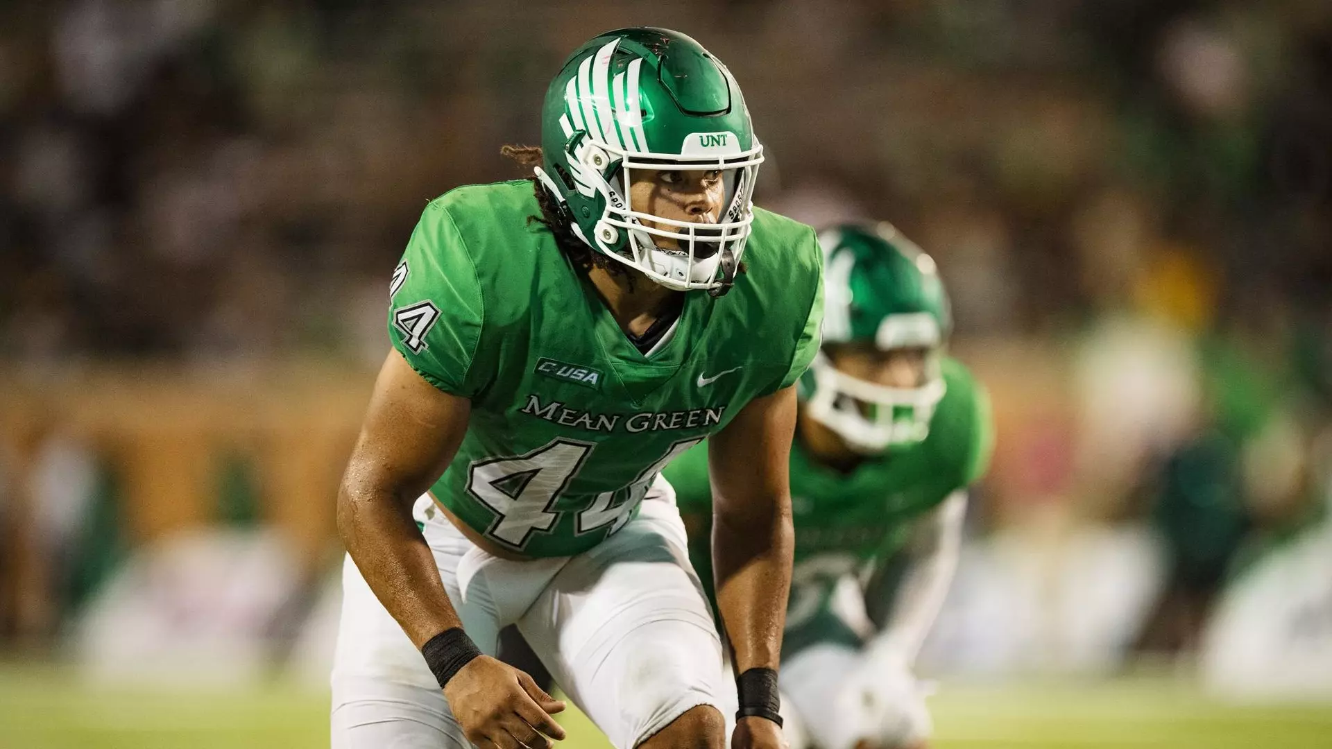 Mazin Richards displays great motor and intensity as the star edge rusher for North Texas. Hula Bowl scout Elijah Ballew breaks down Richards as an NFL Prospect in his report.