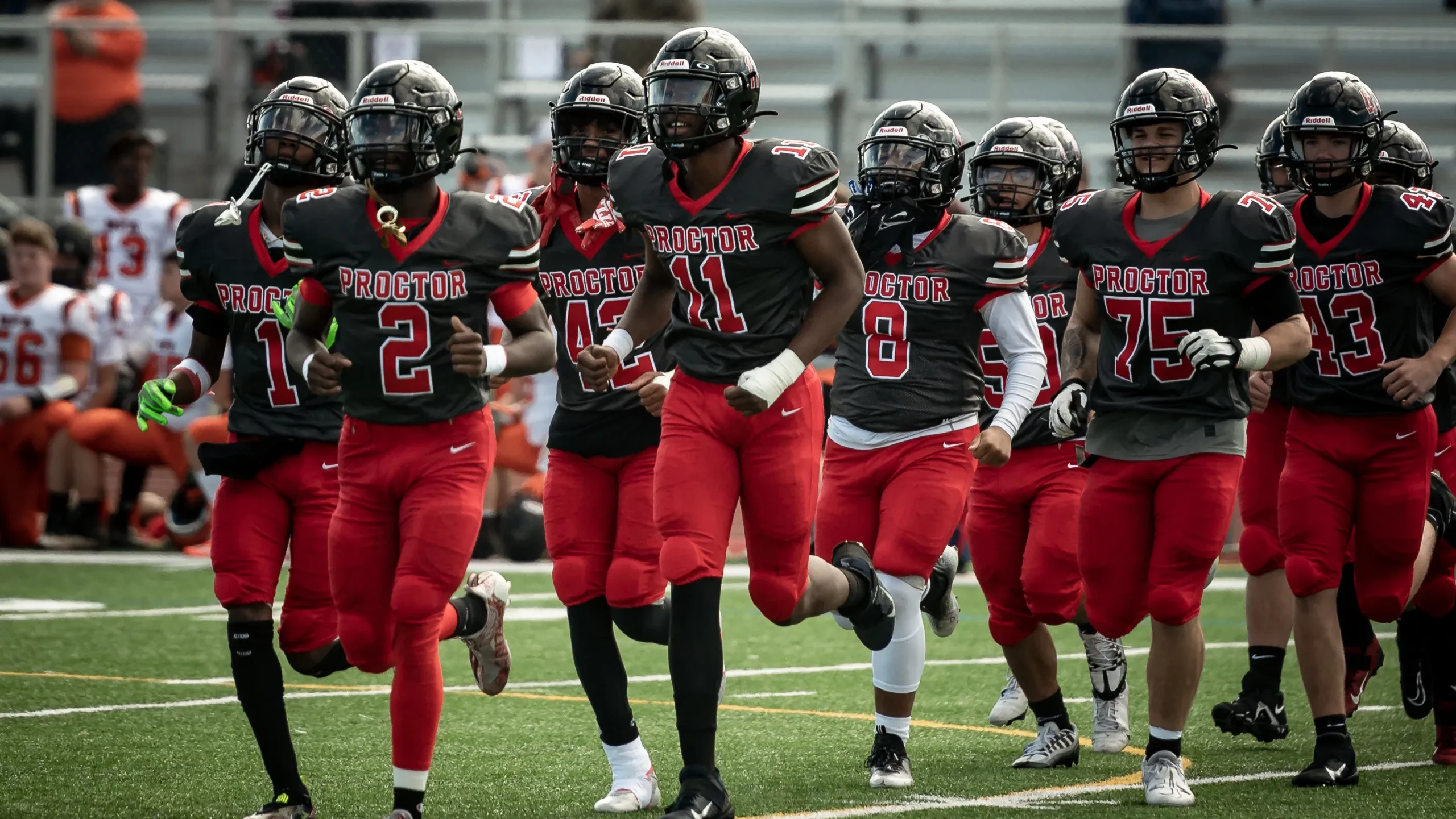 Security Guard shot in the head after a fight breaks out at a football game in New York