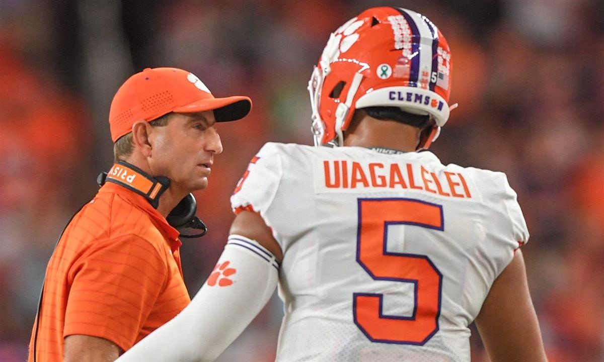 DJ Uiagalelei's Dad takes a shot at Dabo Swinney for his take on the transfer portal and NIL money