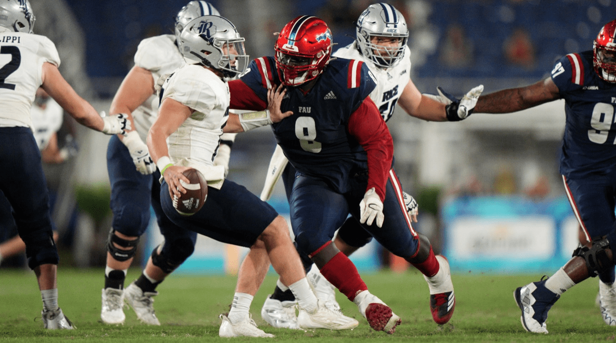 Evan Anderson is a dominant nose tackle for Florida Atlantic. He's a great run defender who demands double teams. Hula Bowl scout Brandon Harston breaks down Anderson as an NFL Prospect in his report.