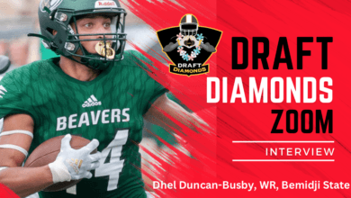 Dhel Duncan Busby the star wide receiver from Bemidji State recently sat down with NFL Draft Diamonds scout Jimmy Williams