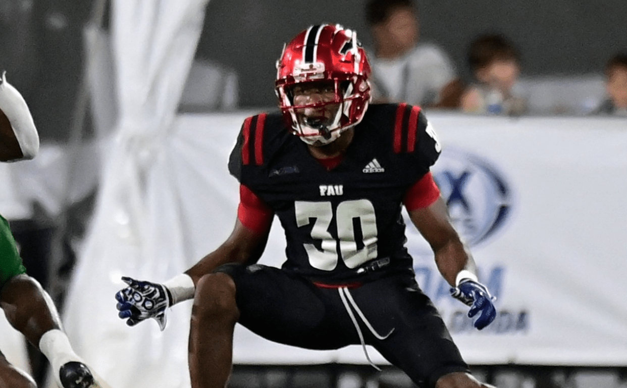 Armani-Eli Adams is a leader in Florida Atlantic's secondary who's a smart player with fluid hips. Hula Bowl scout Brandon Harston breaks down Adams as an NFL Prospect in his report.
