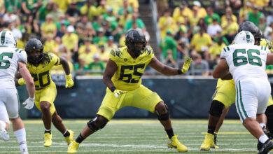 Ajani Cornelius is a very effective blocker who transferred to Oregon from Rhode Island this season. He utilizes good power, quickness and instincts to stymie his opponents. Hula Bowl scout Ryan Jaffe breaks down Cornelius as an NFL Prospect in his report.