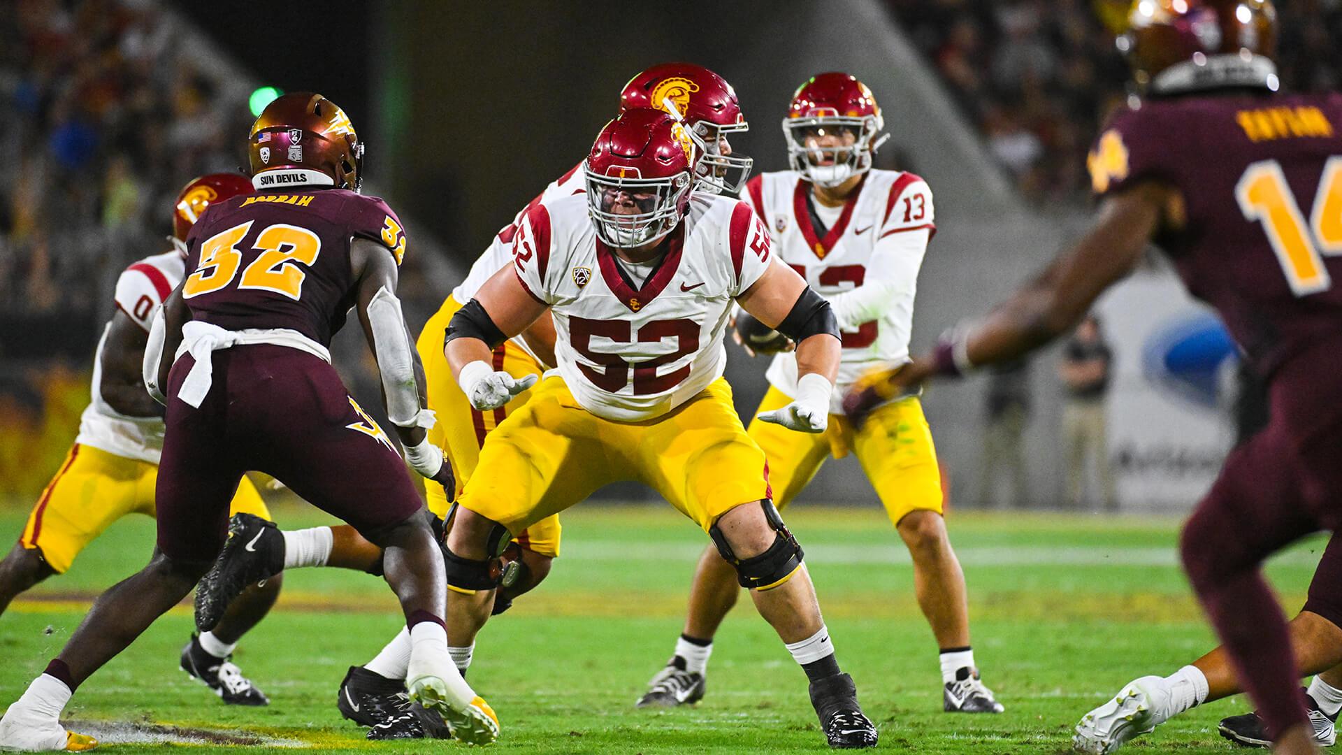 2024 NFL Draft Scouting Report Jarrett Kingston, OG, USC