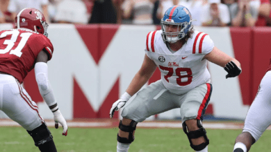 Jeremy James is a well-experienced lineman for Ole Miss with good play strength. Hula Bowl scout PJ Hardaway breaks him down as an NFL Prospect in his report.