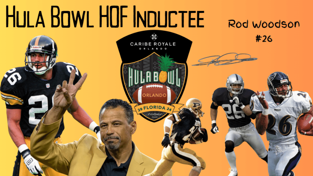 Rod Woodson will be inducted into the Hula Bowl Hall of Fame