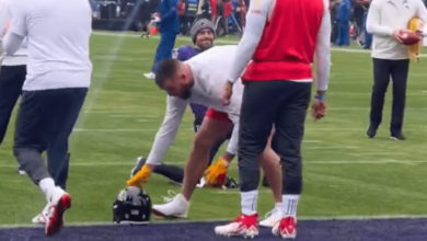 Was Patrick Mahomes and Travis Kelce bullying Jason Tucker before the game?