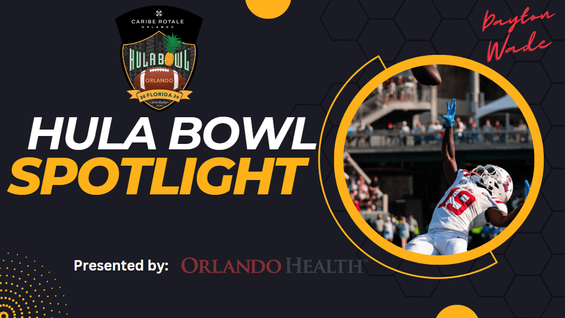 Dayton Wade the star wide receiver from Ole Miss sat down with NFL Draft Diamonds owner Damond Talbot for this exclusive Hula Bowl Spotlight Interview presented by Orlando Health!