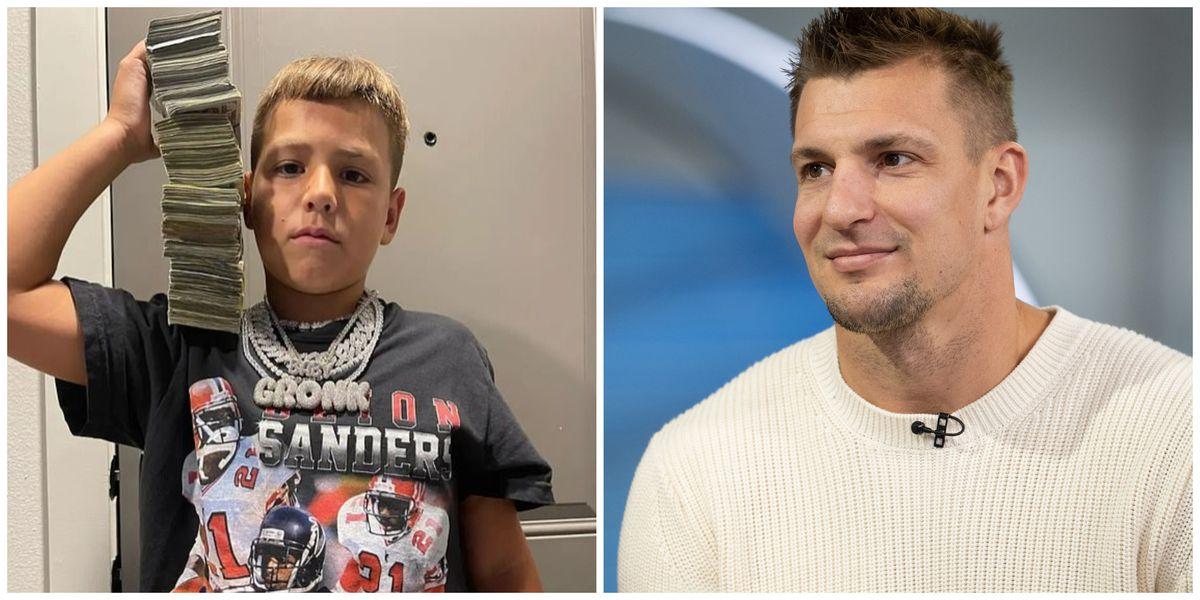 5th Grader Baby Gronk is retiring from football from all the pressure his Dad put on him