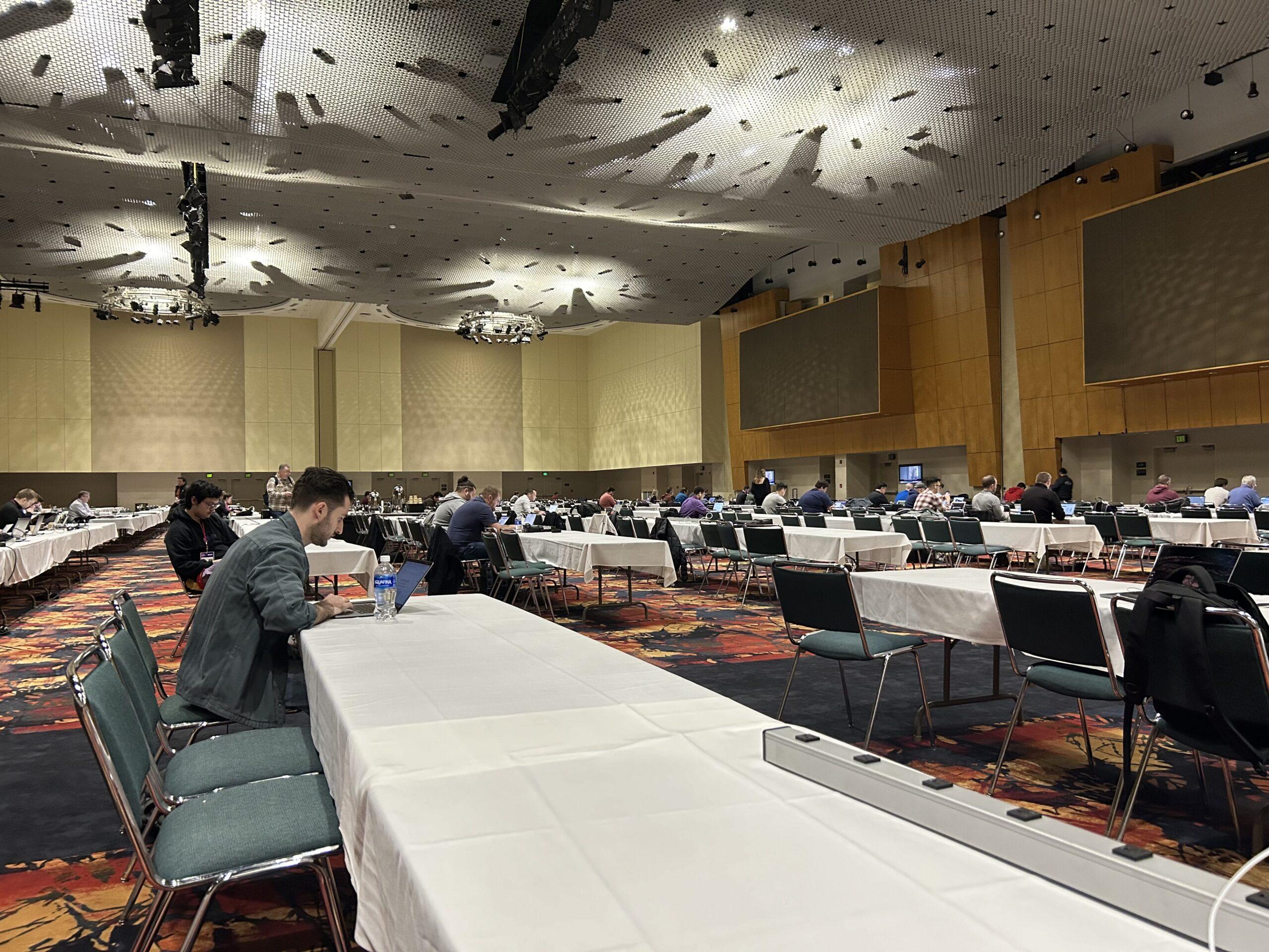 Behind the scenes at the NFL Combine: The Media Area