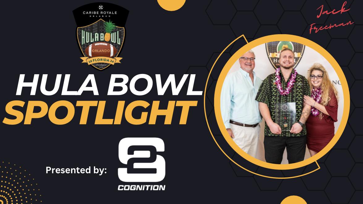 Jack Freeman the mauling center from Houston was the Joe Roth Award Winner at the 2024 Hula Bowl! We are proud of Jack, and this interview is presented by the Joe Roth Award by S2 Cognition.