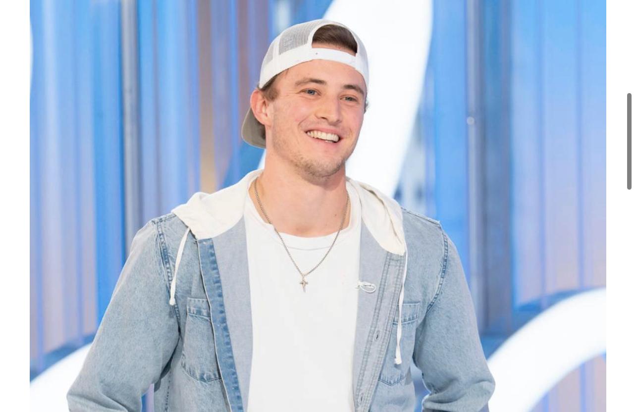 Former NFL football player Blake Proehl sings his way into an American Idol Golden ticket