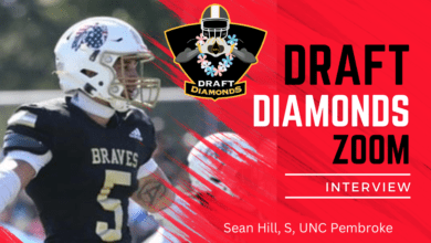 UNC Pembroke safety Sean Hill recently took time out of his busy schedule to sit down with NFL Draft Diamonds lead scout Jimmy Williams.