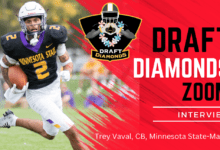 Trey Vaval the standout cornerback from Minnesota State-Mankato recently sat down with NFL Draft Diamonds lead scout Jimmy Williams