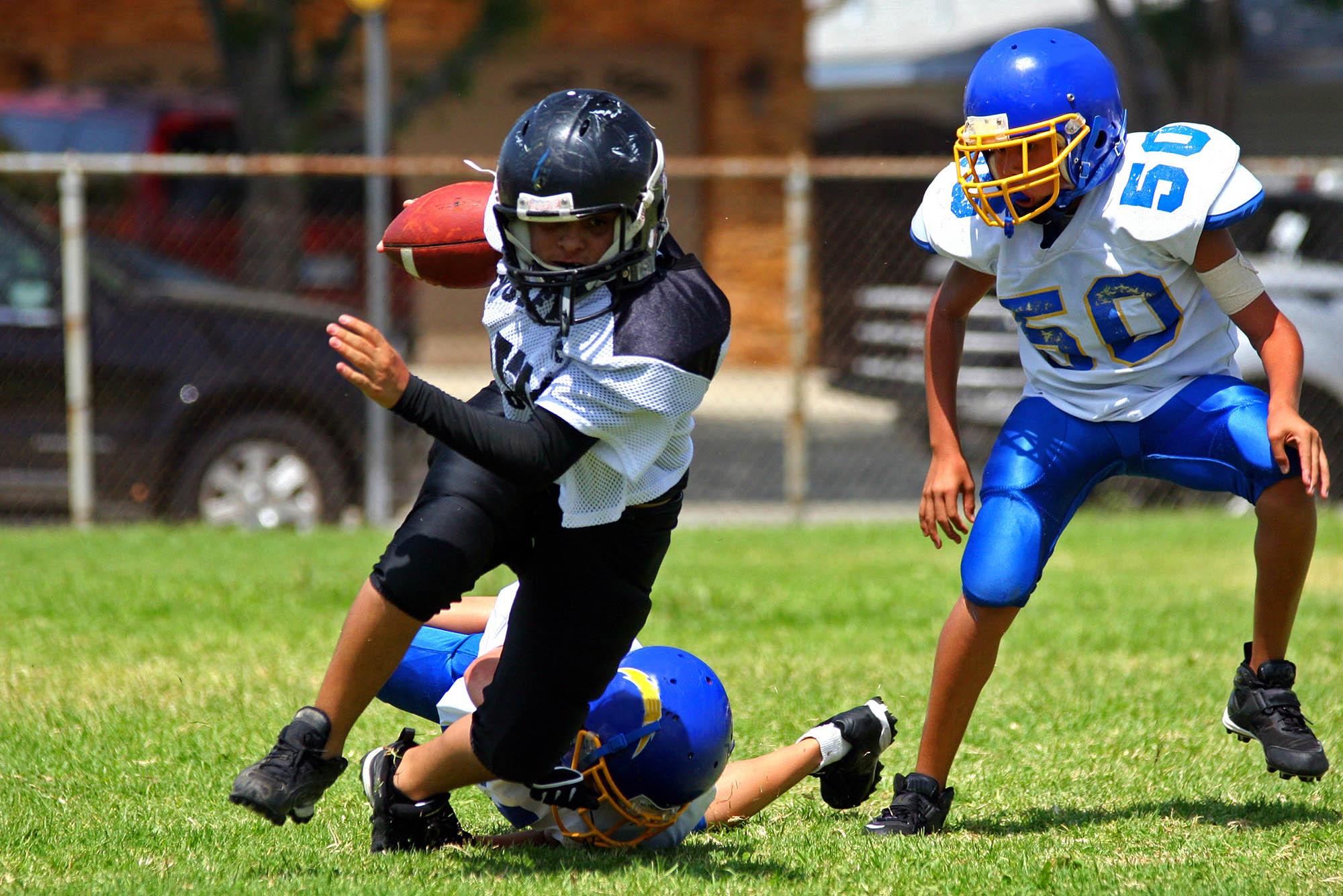 Parents, playing football is so much better for your kids than playing video games | Sign them up to play