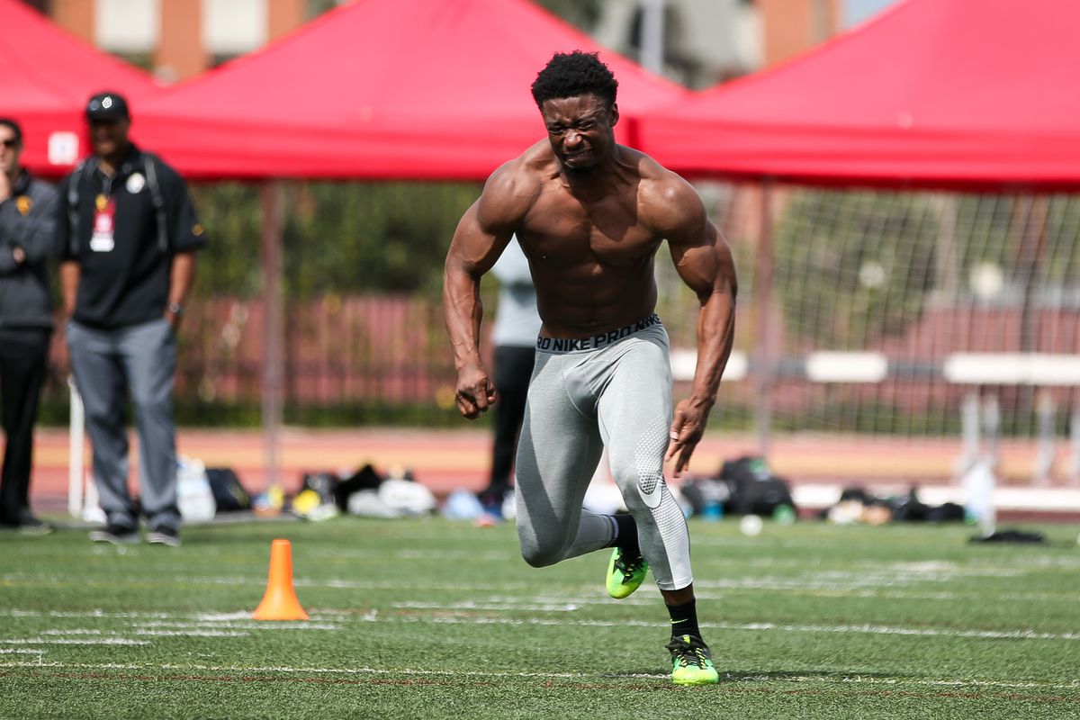 What should a football player do if his college is not holding a PRO DAY?