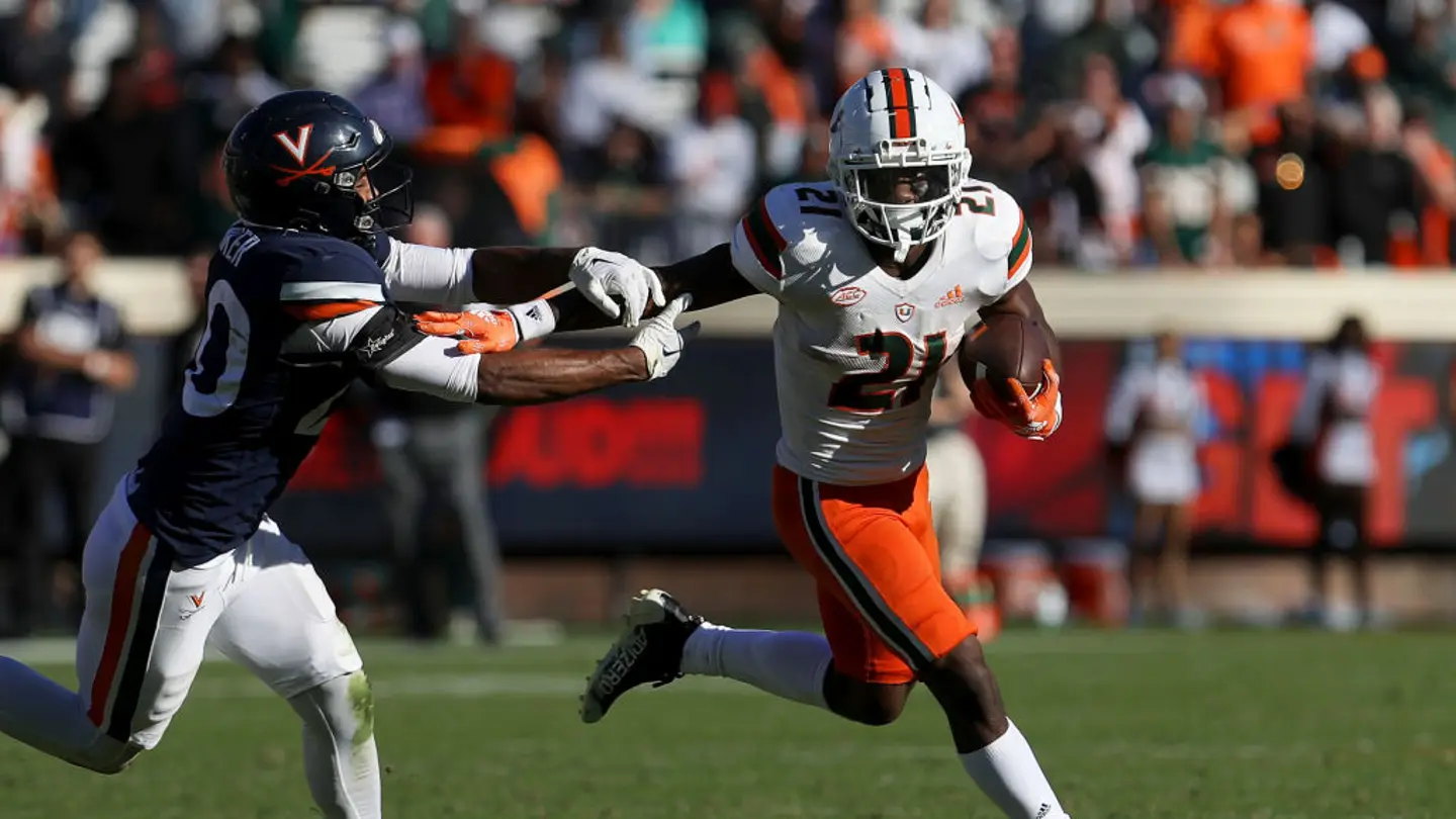 Miami Hurricanes star football player enters the transfer portal