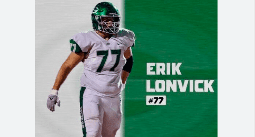 Illinois high school football player Erik Lonvick dies from unexpected cardiac event
