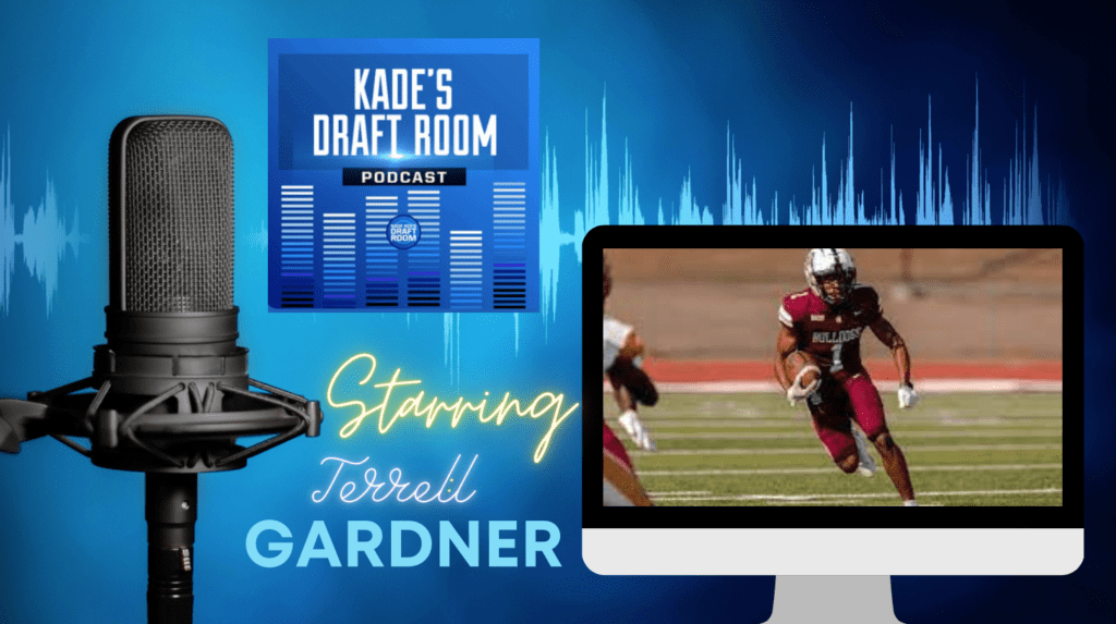 On this episode of Kade's Draft Room Podcast, the guys invite Alabama A&M WR Terrell Gardner to join the podcast to discuss his college career, the draft process, and the next steps for Terrell as he aims towards the NFL Draft.
