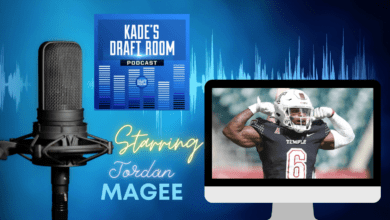 Today Kade and Dave are joined by Temple LB Jordan Magee for this episode of "Kade's Draft Room"