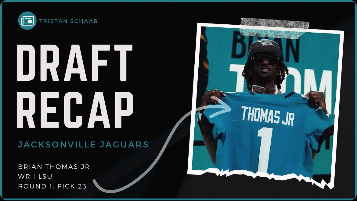 Tristan Schaar's Jacksonville Jaguars 2024 Draft Recap