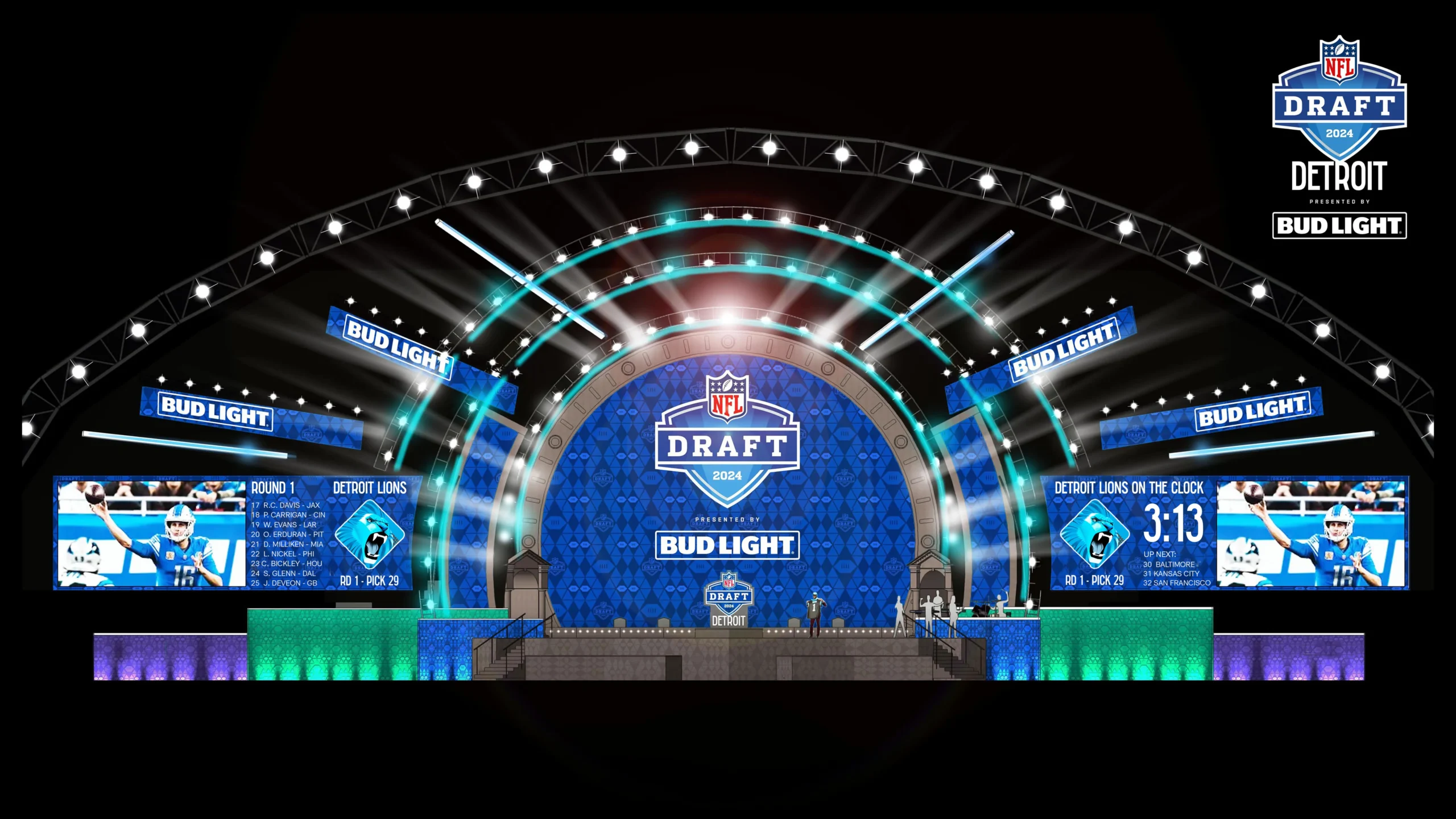 NFL Draft has added Prayer Hall's for the NFL Draft Experience in Detroit