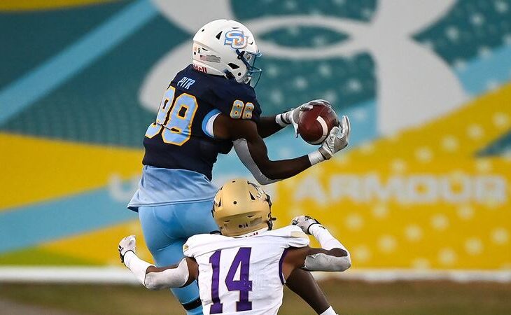 August Pitre III is a big time player making wide receiver from Southern University who recently sat down with Justin Berendzen of NFL Draft Diamonds