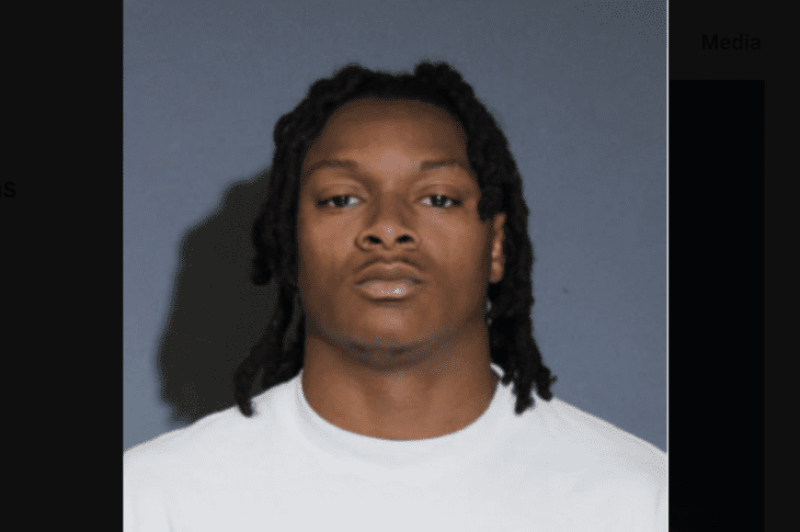 MUGSHOT released for SMU football player Teddy Knox, who turned himself in to police after an arrest warrant was issued for him and Kansas City Chiefs wide receiver Rashee Rice for their roles in a multi-car crash last month