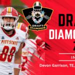 Pittsburg State tight end Devon Garrison is a sleeper in the 2024 NFL Draft. Garrison has athleticism and soft hands. He recently sat down with NFL Draft Diamonds lead scout Jimmy Williams for this exclusive Zoom interview. Make sure you hit the like and subscribe button below.