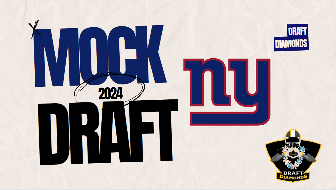 New York Giants Full Seven Round Mock Draft | Drake Maye slips to Giants at 6?