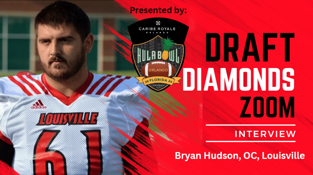 2024 Hula Bowl Spotlight Zoom Interview: Bryan Hudson, OL, Louisville