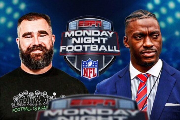 Robert Griffin III replaced on ESPN Monday Night Football by former Eagles star Jason Kelce