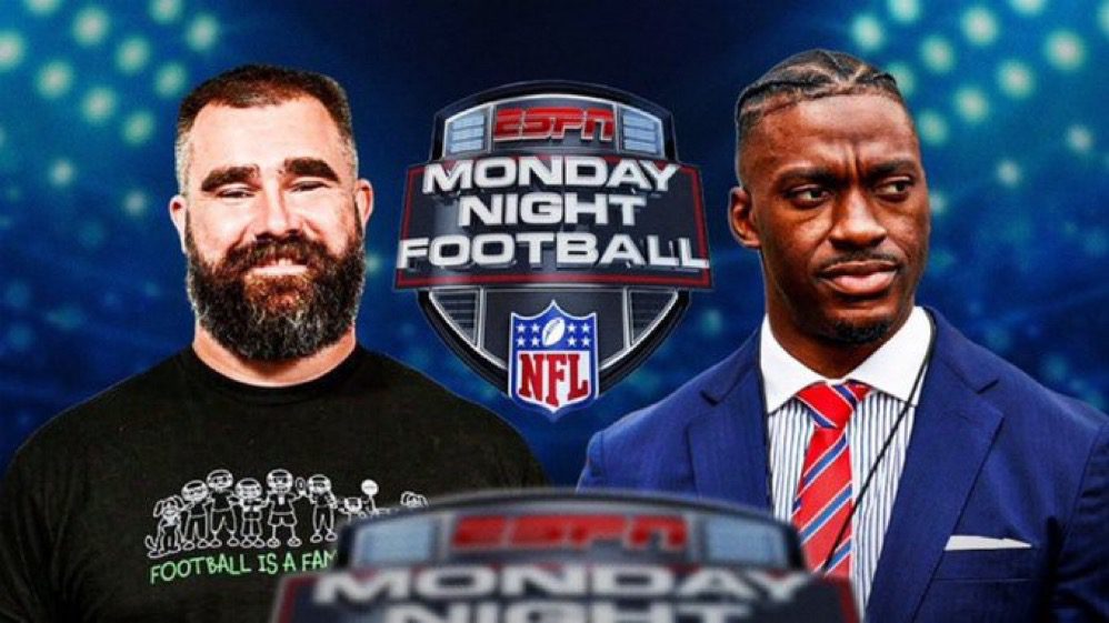 Robert Griffin III replaced on ESPN Monday Night Football by former Eagles star Jason Kelce 