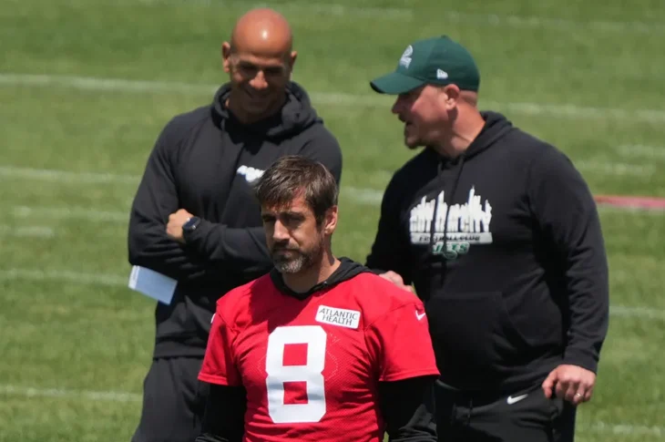 Did the Jets try to replace Aaron Rodgers friend and Offensive Coordinator Nathaniel Hackett this off season?