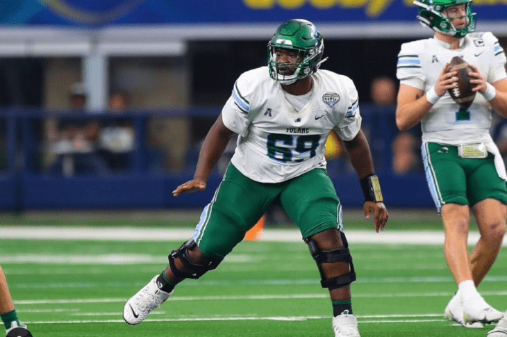 Rashad Green is a returning offensive tackle on a good Tulane offensive line. He has as been a key part of Tulane's offense over the past two seasons and is poised for another in 2024.