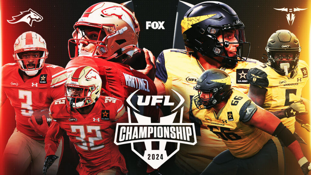 UFL Championship TV Ratings averaged 1.596 million viewers 