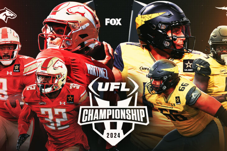 UFL Championship TV Ratings averaged 1.596 million viewers