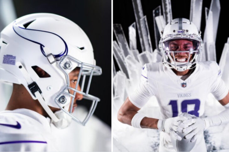 Vikings release an All-White Winter Uniform and it is DOPE!