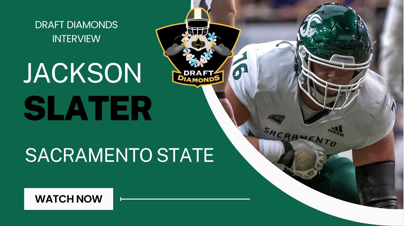 Sacramento State offensive linean Jackson Slater is one of the best small school football players in the entire country.