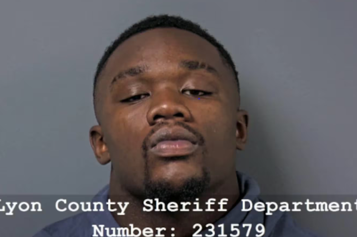 Emporia State football player Michael Hourel was arrested for aggravated burglary and assault