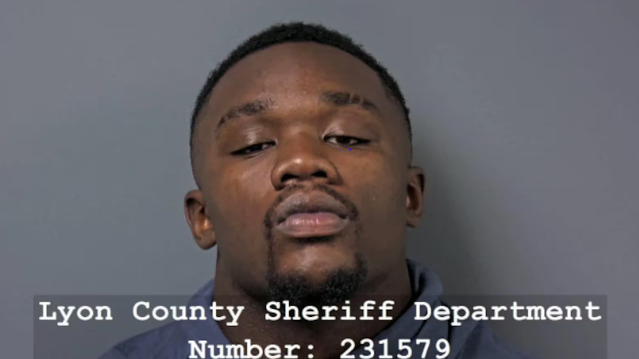 Emporia State football player Michael Hourel was arrested for aggravated burglary and assault