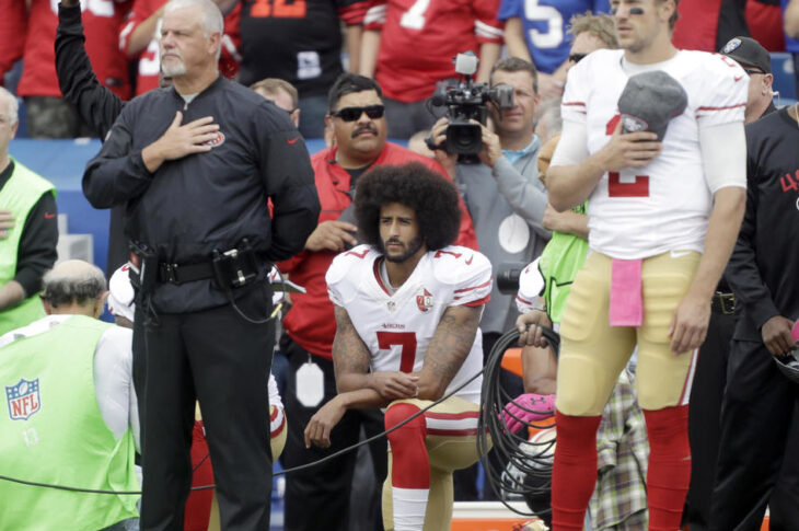 How does politics play a role in sports like the NFL?