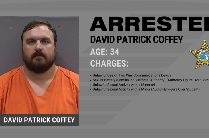 Florida High School football coach arrested for Sexual Battery