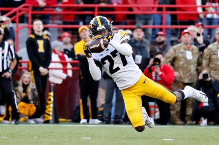 Jermari Harris is a physical press corner at Iowa with good speed and fluid hips. Hula Bowl scout Justyce Gordon breaks him down as an NFL Prospect in his report.